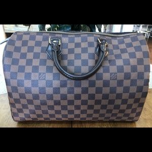 Louis Vuitton Speedy 35 Damier Ebene